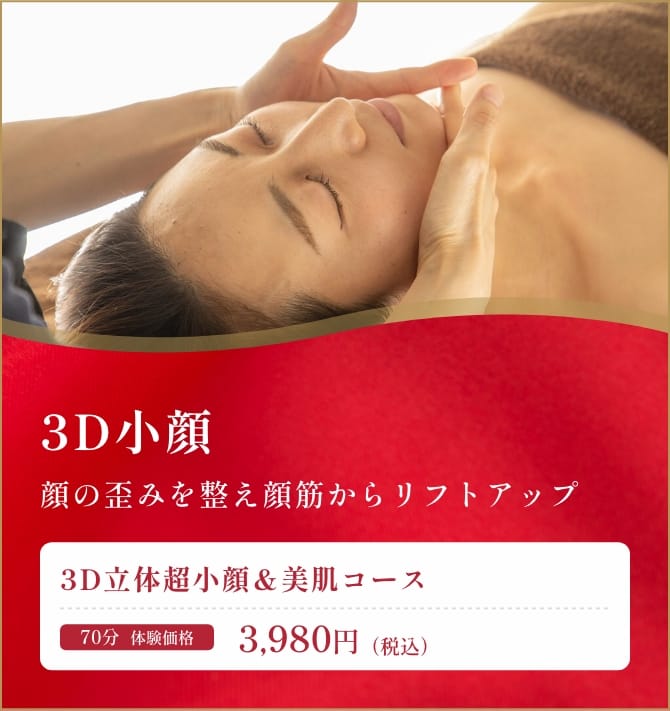 3D立体超小顔＆美肌コース